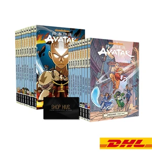 Juego completo de 18 libros de cómic de dibujos animados en inglés AVATAR The Last Airbender - Imagen 1 de 11