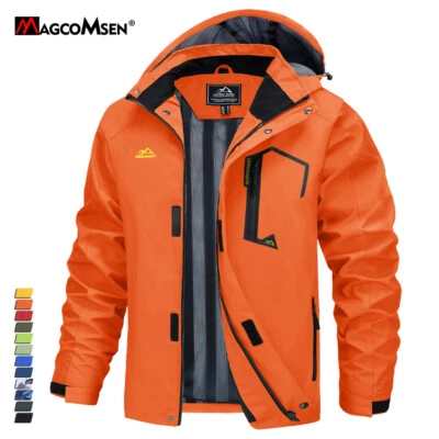 Chaquetas impermeables ligeras para hombre Senderismo Sudadera con capucha Aire libre Informal Trabajo Abrigo de lluvia Foto 1 de 4