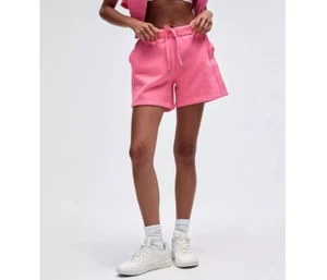 "Pantalones cortos de tiro alto de buceo Lululemon Lulu 5"" rosa talla 6" - Imagen 1 de 6
