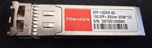Fiberstore SFP-10G-SR-85 10GBASE-SR MMF 850NM LC SFP+ DELL CISCO HPE JUNIPER - Picture 1 of 1