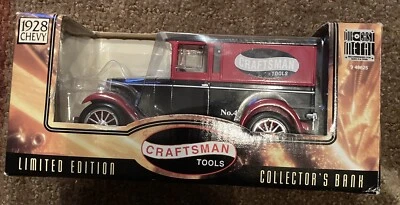 Craftsman Tools 1928 Chevy 1:25 Die Cast Ltd Ed Collect Bank #4 New - Image 1 of 4
