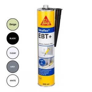 Sika Sikaflex EBT+ Polyurethane Adhesive Sealant & Filler Elastic Flexible 300ml - Picture 1 of 8