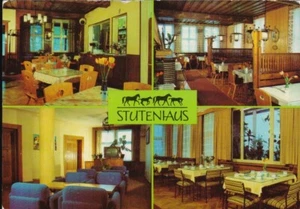 DDR-Postkarte mit 4 Motive im Ferienheim "Stutenhaus" in Vesser bei Schmiedefeld - Bild 1 von 1