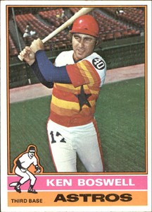 1976 Topps Baseball Card #379 Ken Boswell - EX-MT