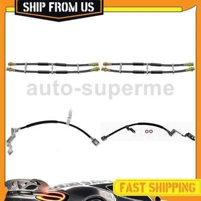 For Chrysler Grand Voyager 3.8L 1996-1999 Front Rear Brake Hose Line 4x - Image 1 of 4