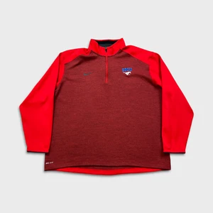 Nike SMU Mustangs Sudadera Para Hombres 3XL Rojo Universidad Metodista del Sur 1/4 Cremallera - Imagen 1 de 8