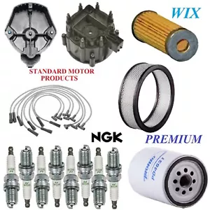 Tune Up Kit Filters Cap Spark Plugs Wire For CHEVROLET P20 V8 7.4L; W/o AC 1976 - Picture 1 of 1