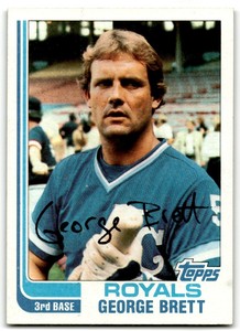 1982 TOPPS GEORGE BRETT KANSAS CITY ROYALS #200