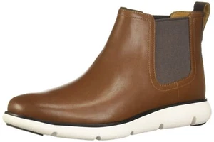 Cole Haan Men Zerogrand Omni Chelsea Boot WP EARTHEN/Java/White C34240 - Picture 1 of 5