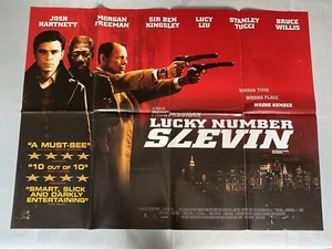 LUCKY NUMBER SLEVIN UK QUAD (30"x 40") POSTER JOSH HARNETT B. WILLIS 2006 - Picture 1 of 5