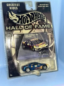 Hot Wheels Hall Of Fame Greatest Rides 2001 Ferrari 360 Modena Blue/Flames - Picture 1 of 2