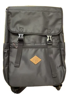 Men's Black 15.6" Laptop Multi Compartment Business Travel Backpack School Bag - Picture 1 of 6