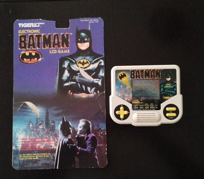 Tiger Electronics Batman Handheld Game Vintage With  Backing