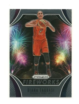 2020 Panini WNBA Prizm DIANA TAURASI SP Base Fireworks Insert - Mercury - Image 1 of 2