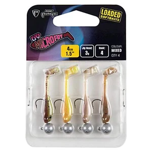 Fox Rage Micro Fry 4cm Loaded UV Mixed Colour Pack X4 Gummifisch Set - Bild 1 von 1