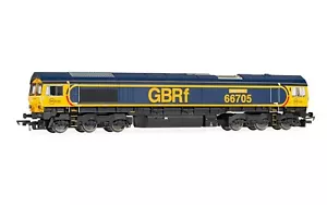 HORNBY R30334 GBRf CLASS 66 GOLDEN JUBILEE CO-CO 66705 DIESEL LOCOMOTIVE MODEL - Picture 1 of 2