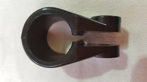 1 X BOAT BIMINI /CANOPY BOW KNUCKLE CLAMP FITTING TO SUIT 25MM TUBE --BLACK - Picture 1 of 2