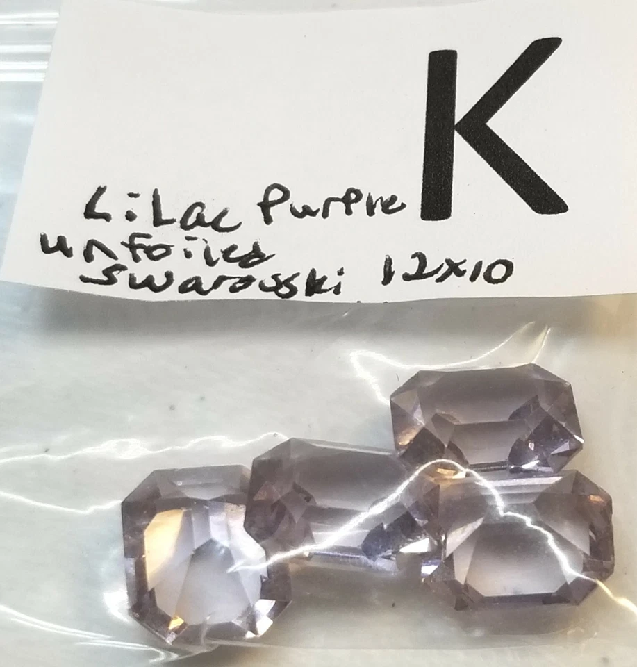 Винтажный лот 12x10 мм восьмиугольный кристалл со стразами Swarovski ювелирных изделий Craft ремонт 8012 - Изображение 1 из 1