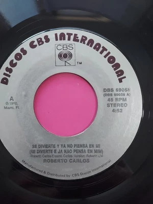 Roberto Carlos Abre La Ventana Al Amor / Se Divierte Y No Piensa En Mi VG+ #5390 - Image 1 of 2