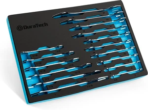 Super-Thin Open End Wrench Set, SAE(5/16" to 1-1/16") & Metric(5.5Mm to 27Mm), 1 - Picture 1 of 12