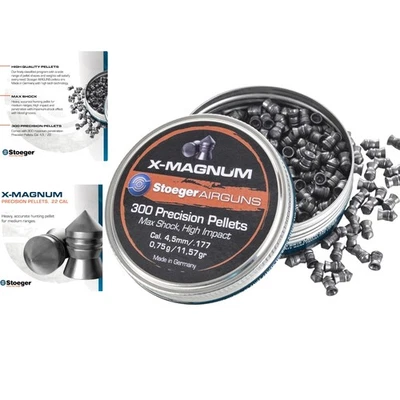 X-Series High Impact Airsoft Pellets - 4.5mm Precision, 0.55lbs for Practice - Image 1 of 4