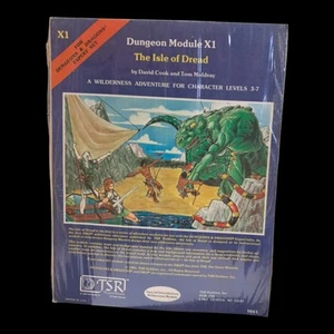 D&D Module X1 TSR 1981 The Isle of Dread Module D&D Expert Set Factory Sealed - Picture 1 of 13