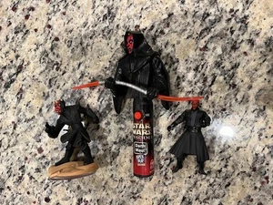 Vintage Star Wars - Lot 3--- 1 DARTH MAUL Spin Pop - 2 Figuren. - Bild 1 von 3