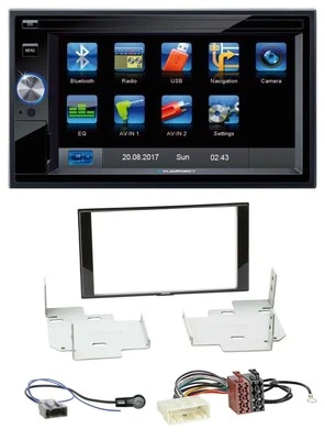 Blaupunkt SD Bluetooth 2DIN MP3 USB AUX Autoradio für Nissan Micra Note ab 2013 - Bild 1 von 4