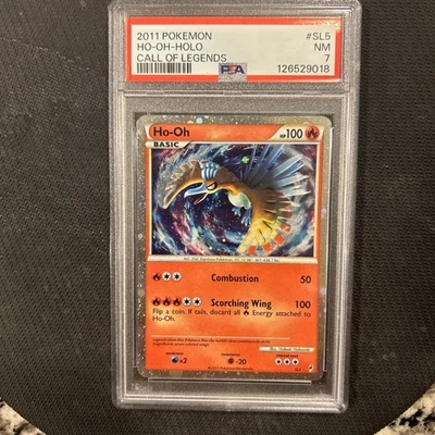 Ho-Oh - Call of Legends - #SL5 - Holo - PSA 7 - Image 1 of 2