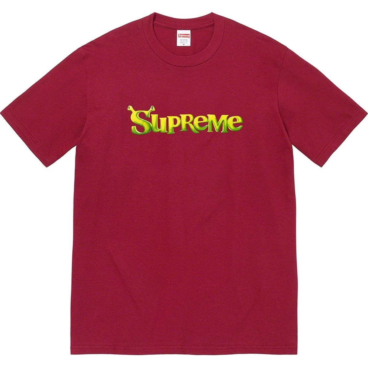 【S】Stick Tee \"White\"& Crest Tee \"Brown\" Supreme Stick Tee White Men's - FW25 - US