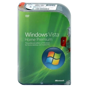 NEW Microsoft Windows Vista Home Premium DVD Full Version 32 Bit - Picture 1 of 4