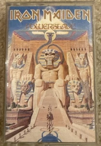 Powerslave Iron Maiden Cassette Tape 1984 Capitol EMI Records Heavy Metal - Picture 1 of 2