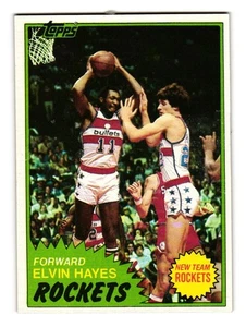 1981-82 Topps #42 Elvin Hayes Houston Rockets - Picture 1 of 2