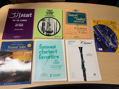 Lot of 4+ lbs Sheet Music Pieces,  Clarinet Master Solos, w/CD - Image 1 of 4