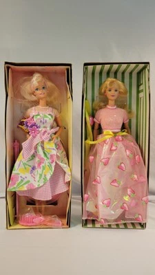 Muñecas Barbie Mattel Spring Petals 1996 (16746) y Strawberry Sorbet 1998 (20317) Foto 1 de 4