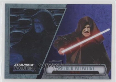 2016 Topps Star Wars Evolution Purple Lightsaber Emperor Palpatine Sith Lord z7j - Image 1 of 3