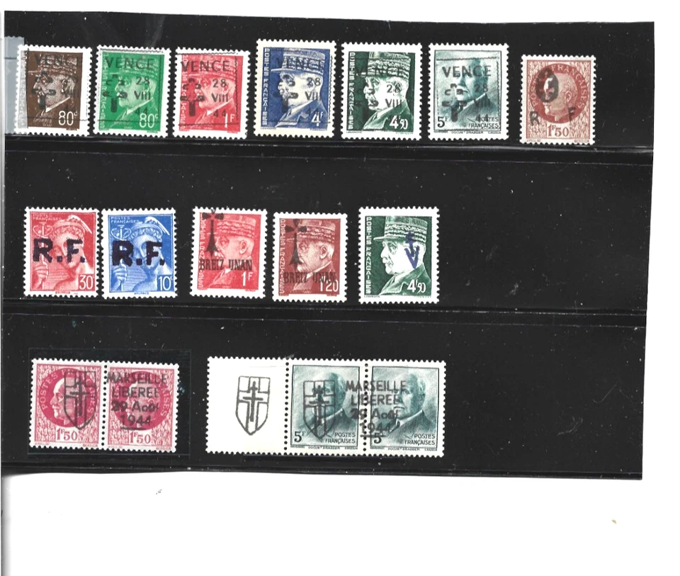 lot Timbres France neufs **  Libération 1944 " - Photo 1/1