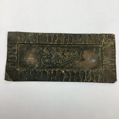 Bandeja de agujas de pasador de costura de metal antiguo vintage algunos buenos puntos Foto 1 de 4