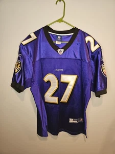 NFL Baltimore Ravens Ray Rice #27 Reebok Purple On Field Sewn Trikot Herren Gr. 48 - Bild 1 von 10