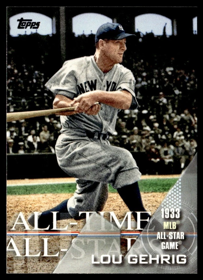 2017 Topps All-Time All-Stars Lou Gehrig New York Yankees #ATAS-39 - Image 1 of 2