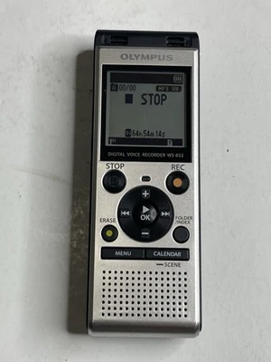 Olympus WS-852 4GB Digital Voice Control Multi-Function Stereo Recorder - Image 1 of 4