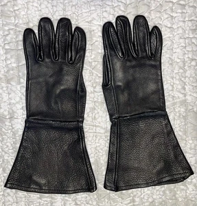 Berlin glove Genuine, Women’s deerskin leather black made in Wisconsin XL - Picture 1 of 4