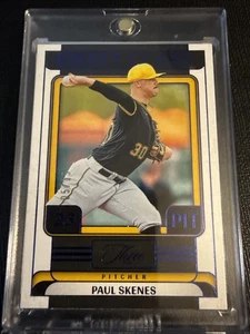 Paul Skenes Silver 2024 Panini Three & Two Draft Class Rookie Pirates RC #/15 D - Foto 1 di 2