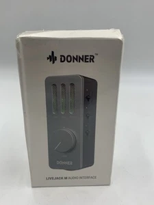 Donner Livejack M Grey 3.7V 1000mAh Battery USB C Charging Audio Interface - Picture 1 of 6