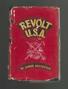 Lamar Middleton Signed old 1938 book Revolt USA hc/dj Rape of Africa author Auto - Picture 1 of 11