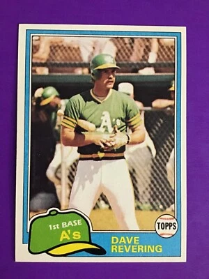 1981 TOPPS BASEBALL SET BREAK CARD #  568 Dave Revering   NM/MT - Image 1 of 2