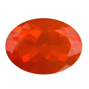 3.75 Ct STUNNING FIRE 100% NATURAL RED MEXICAN FIRE OPAL