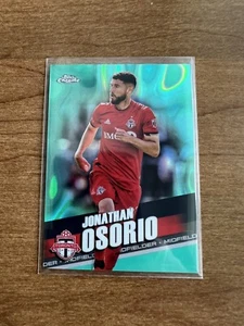 2022 Topps Chrome MLS Jonathan Osorio /299 Aqua Lava Refractor Gold Cup Canada - Picture 1 of 2