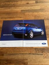 Original 2003 Ford Focus RS MK1 Magazine Advert Frame Ready Wall Art Man Cave,