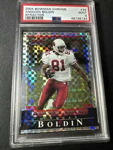 2004 Bowman Chrome Anquan Boldin Xfractor PSA 9 - Picture 1 of 1
